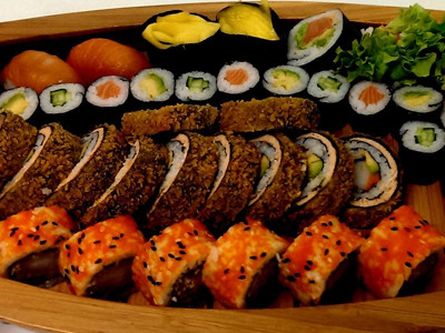 Sushi boat menu